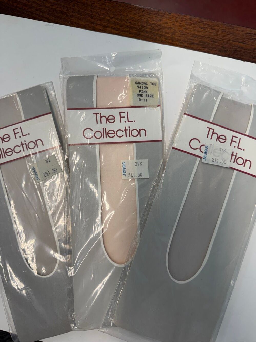 The F.L. Collection Nylon Confirt Top Knee highs NEW OLD STOCK